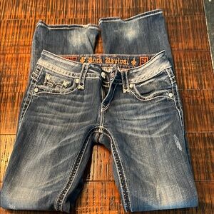 Rock Revival Women's Faded Blue Boot Cut Jeans